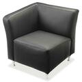 Diamond Naturals Right Arm Modular End Chair, Black LLR86918